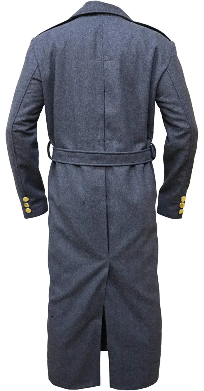 Doctor Who Captain Jack Harkness John Barrowman Long grey trench Coat - Image 5