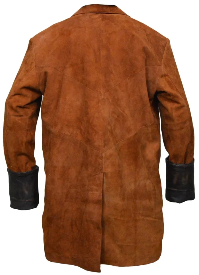 Firefly Malcolm Reynolds Suede Leather Trench Coat - Image 6