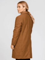 Women's Classic Khaki Wool Long Coat