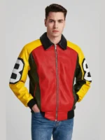 8 Ball Pool Bomber Leather Jacket
