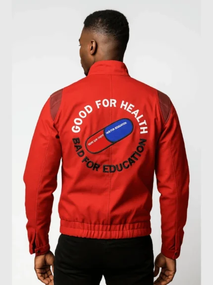 Men's Akira Shotaro Kaneda Red Leather Jacket