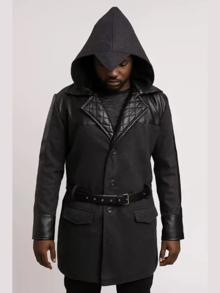 Assassins Creed Gray Trench Coat