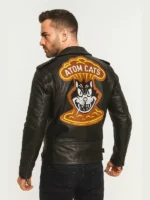 Men's Fallout 4 Atom Cat Leather Jacket