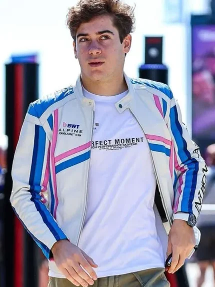 Franco Colapinto F1 Racing Leather Jacket