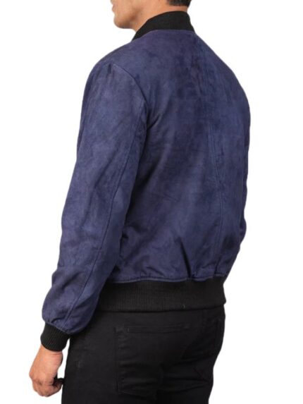 Men's Shane Suede Bomber Jacket