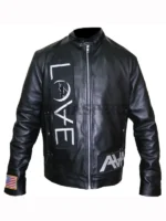 Love Black Leather Jacket