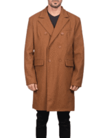 Classic Khaki Wool Coat