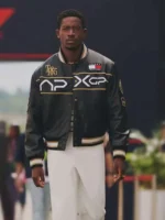 F1 Movie Damson Idris APXGP Varsity Jacket