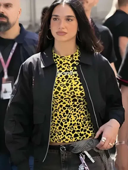 F1 Grand Prix Monaco Dua Lipa Black Jacket