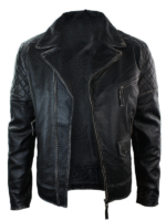 Black Faux Leather Jacket
