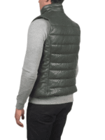 Men's Reeves Leather Puffer Vest
