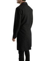 Classic Black Wool Coat