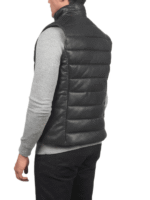 Men's Reeves Leather Puffer Vest