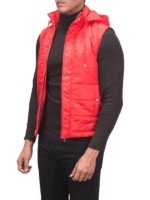 Fuston Blue/Red Hooded Vest