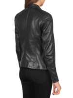 Black Leather Biker Jacket