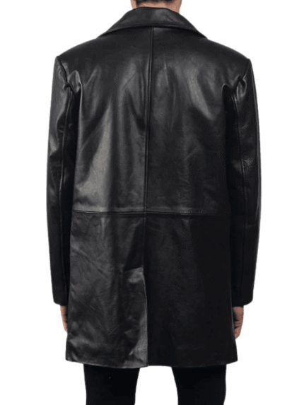 Classmith Black Leather Coat