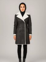 Women's Double Breasted Shearling Coat