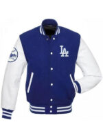 LA Dodgers Blue and White Sleeves Varsity