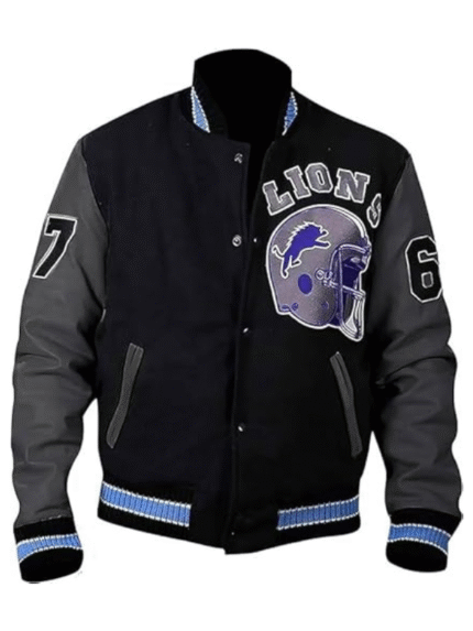 Detroit Lions Beverly Hills Cop Varsity Jacket