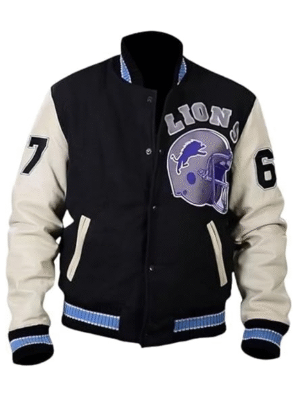 Detroit Lions Beverly Hills Cop Varsity Jacket