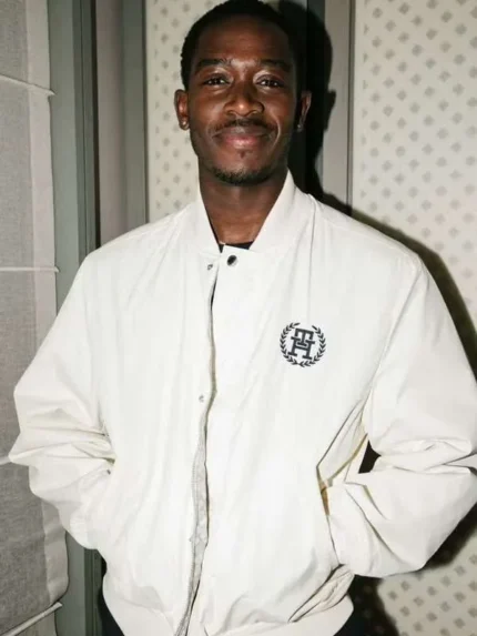 Damson Idris F1 The Movie White Jacket