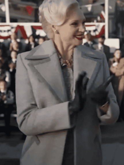 Gwendoline Christie Wednesday Wool Coat