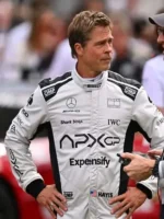 Brad Pitt F1 Racer Leather Jacket