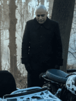 Fred Armisen Black Coat