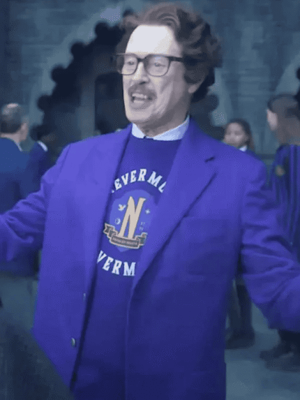 Steve Buscemi Wednesday Purple Blazer