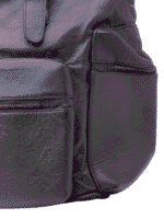 Chestnut Leather Backpack Travel Office Bag