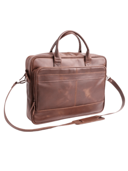Real Leather Vintage Laptop Bag For Men's & Women's