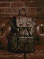 Chestnut Leather Backpack Travel Laptop Office Bag