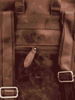  Brown Real Leather Backpack For Men's & Women's