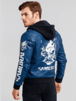 Cyberpunk 2077 Blue Samurai Jacket