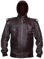 Men’s DK Brown Leather Jacket