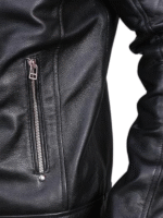 Black Racer Biker Jacket