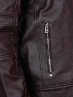 Cafe Racer Biker Leather Jacket