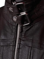 Men’s Distressed Leather Jacket