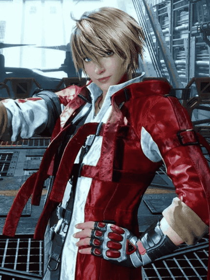 Tekken 8 Leo Red Costume Coat