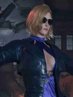 Game Tekken 8 Nina Williams Black Leather Blazer
