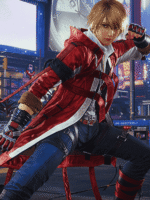 Tekken 8 Leo Red Costume Coat