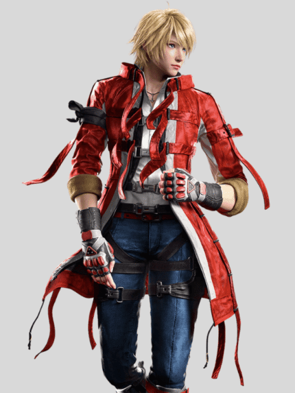 Tekken 8 Leo Red Costume Coat
