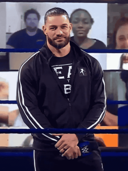 Roman Reigns Fleece Black Tracksuit
