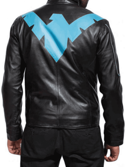 Batman Arkham Knight Nightwing Leather Jacket