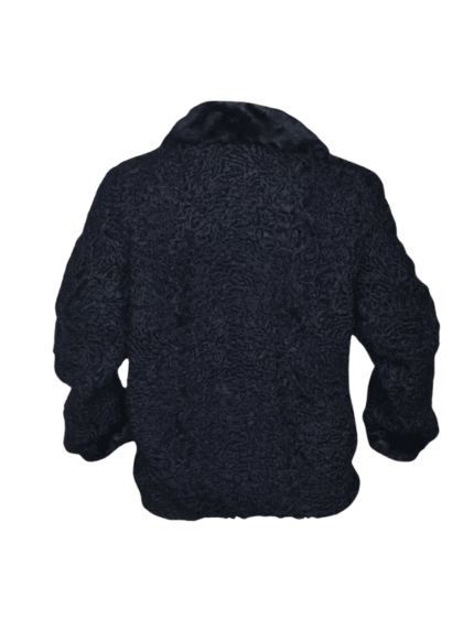 Persian Lamb Fur with Mink Collar Jacket