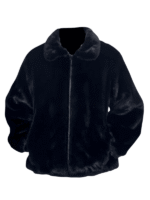 Black Real Mink Fur Jacket
