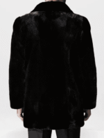 Black Ranch Mink Fur Stroller