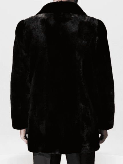 Black Ranch Mink Fur Stroller