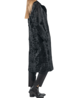 Women Vintage Astrakhan Fur Coat