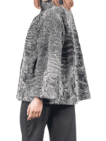 Women’s Real Persian Lamb Short Coat - Image 3